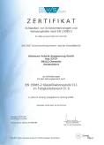 Zertifikat EN 15085-2 CL1, gültig bis 29.9.2024 Zertifikat EN 15085-2 CL1, gültig bis 29.9.2024