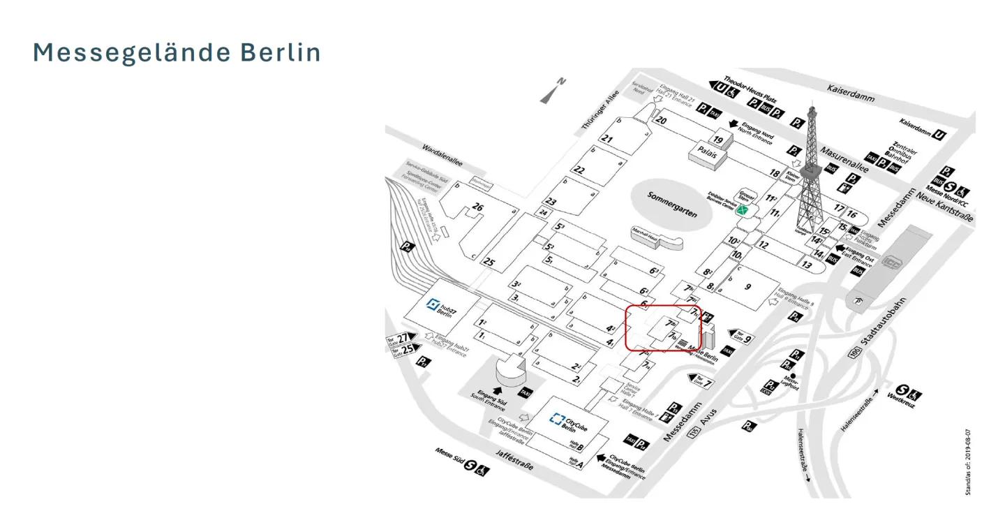 Lageplan HÖRMANN Vehilce Engineering InnoTrans Messe 2026
